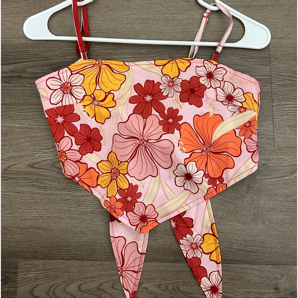 Floral bandana top size XS